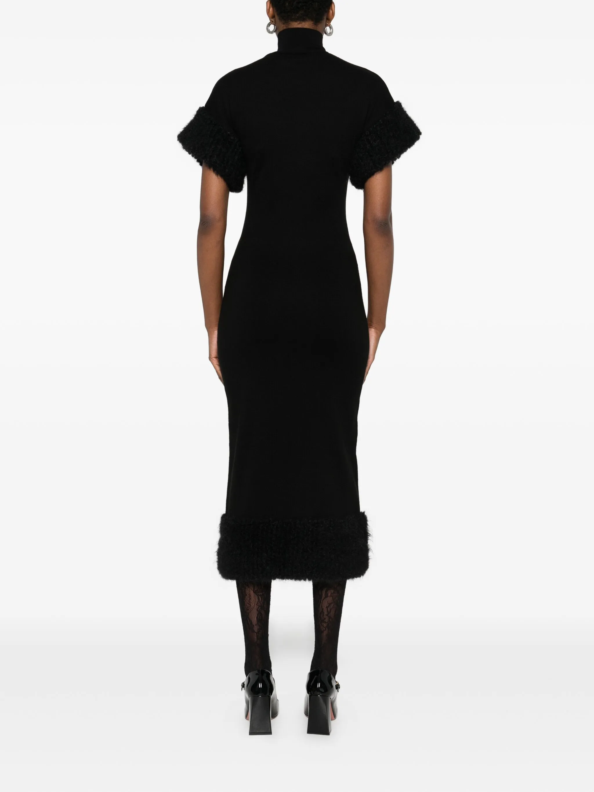 VESTIDO MOSCHINO CUELLO ALTO