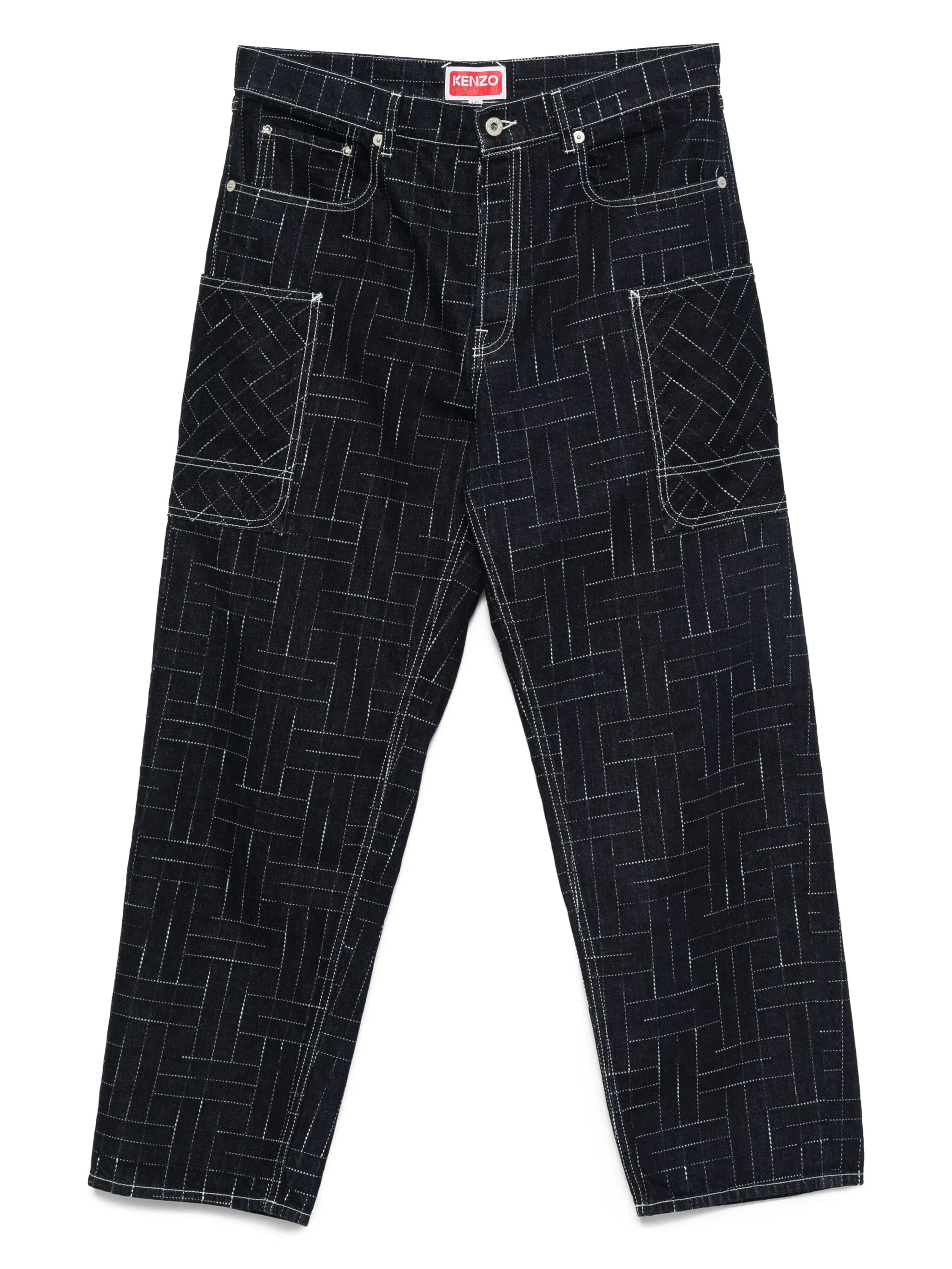 JEANS KENZO GEOMETRIC