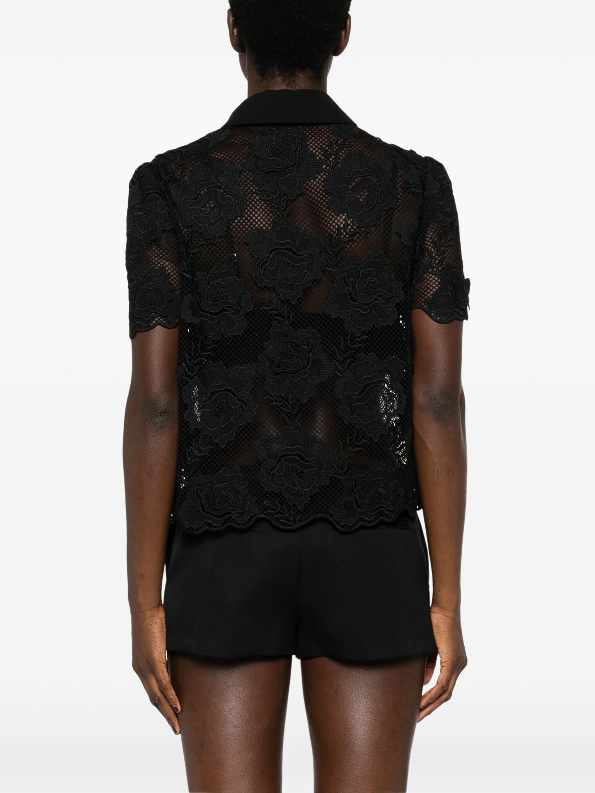 SELF-PORTRAIT LACE SHIRT