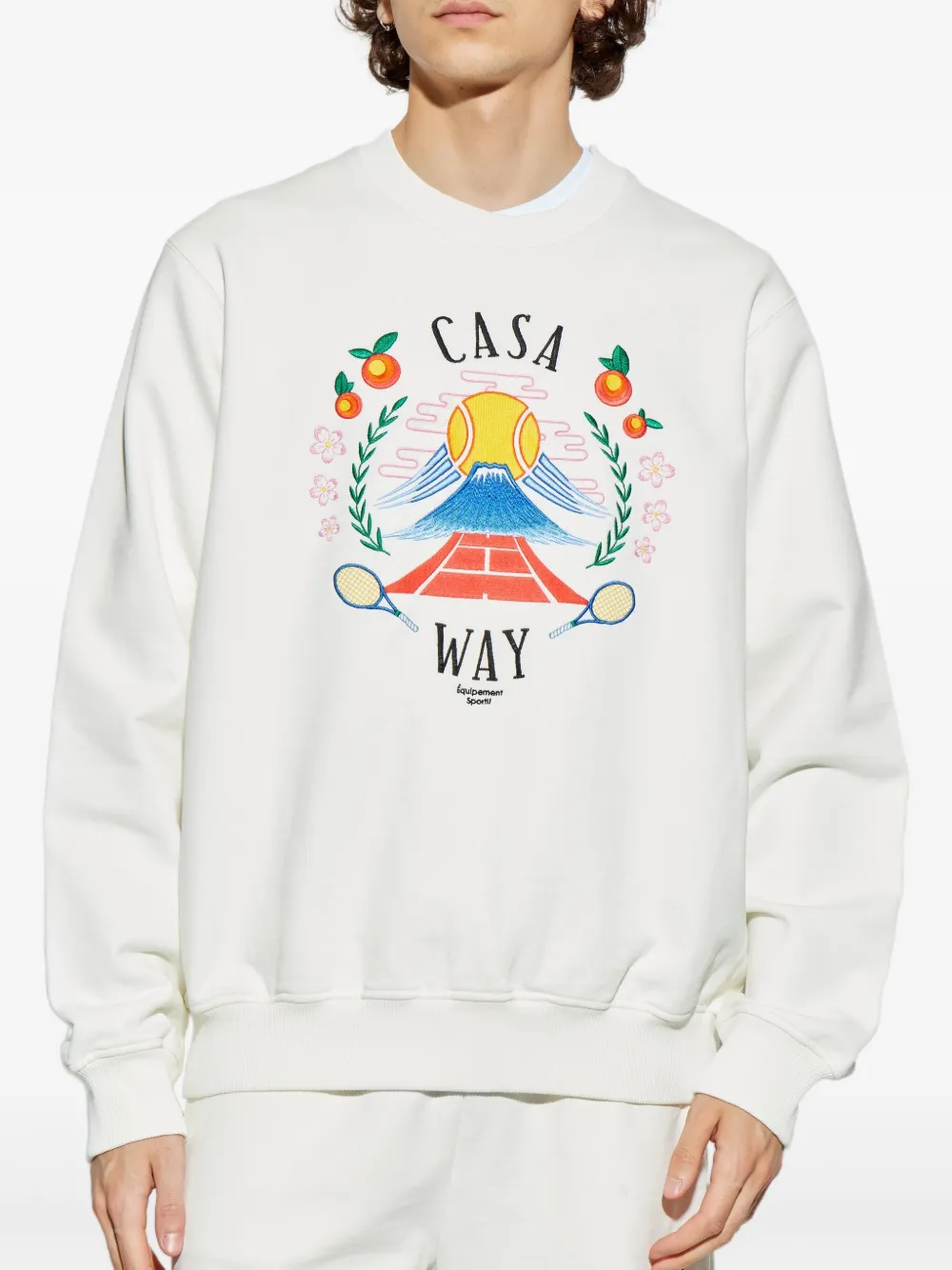 SUDADERA CASABLANCA ESTAMPADA