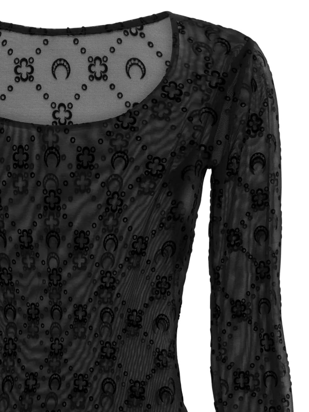 CAMISETA MARINE SERRE MOONOGRAMA