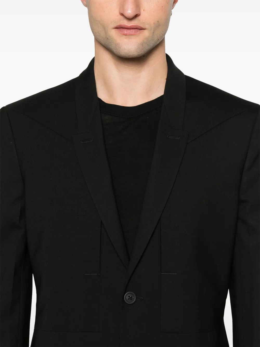 BLAZER RICK OWENS BOTONADURA SIMPLE
