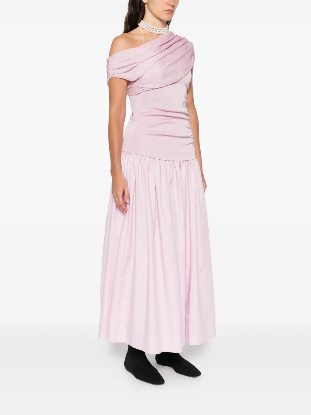 VESTIDO SELF-PORTRAIT DRAPEADO