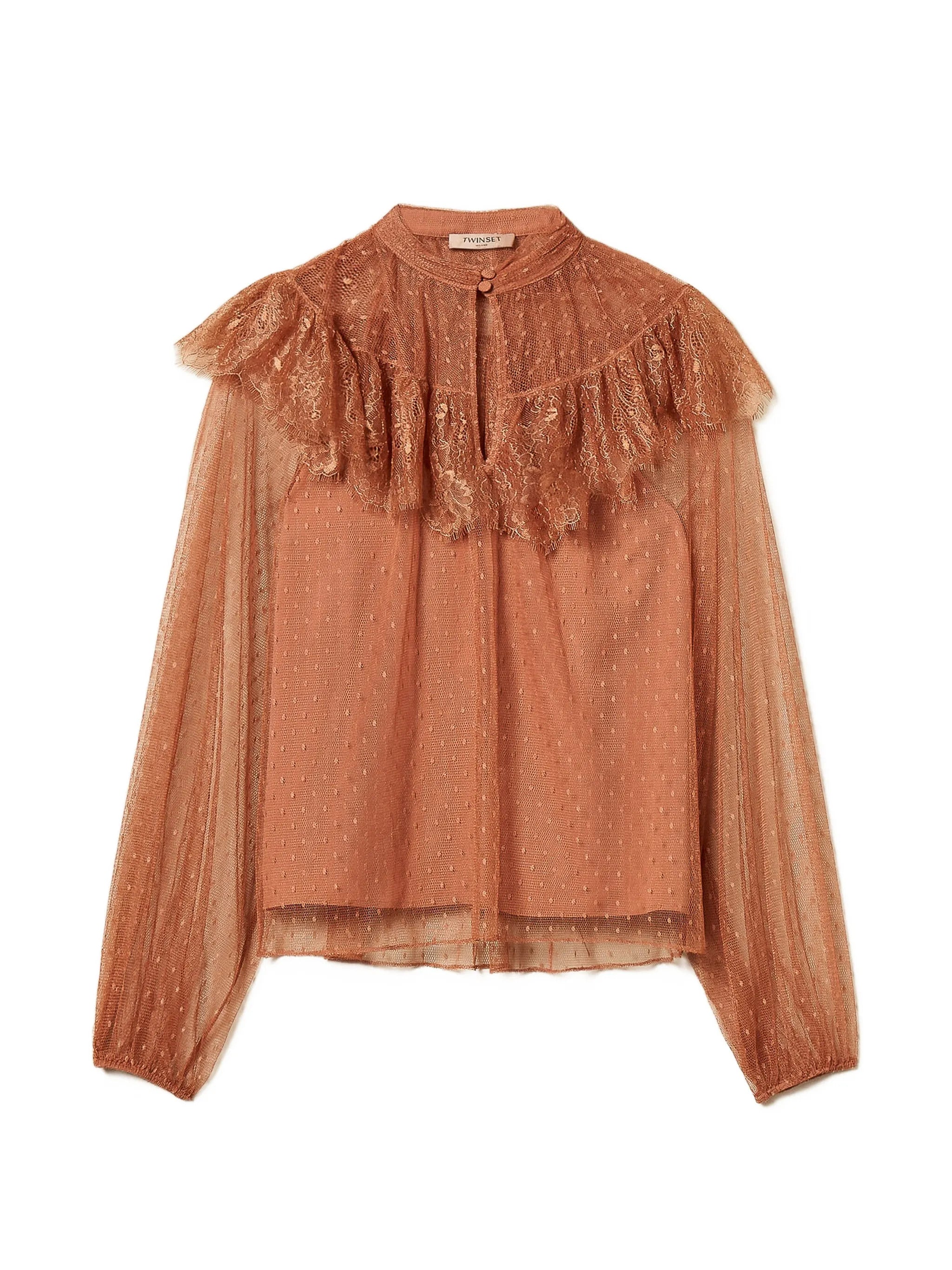 BLUSA TWINSET TULLE
