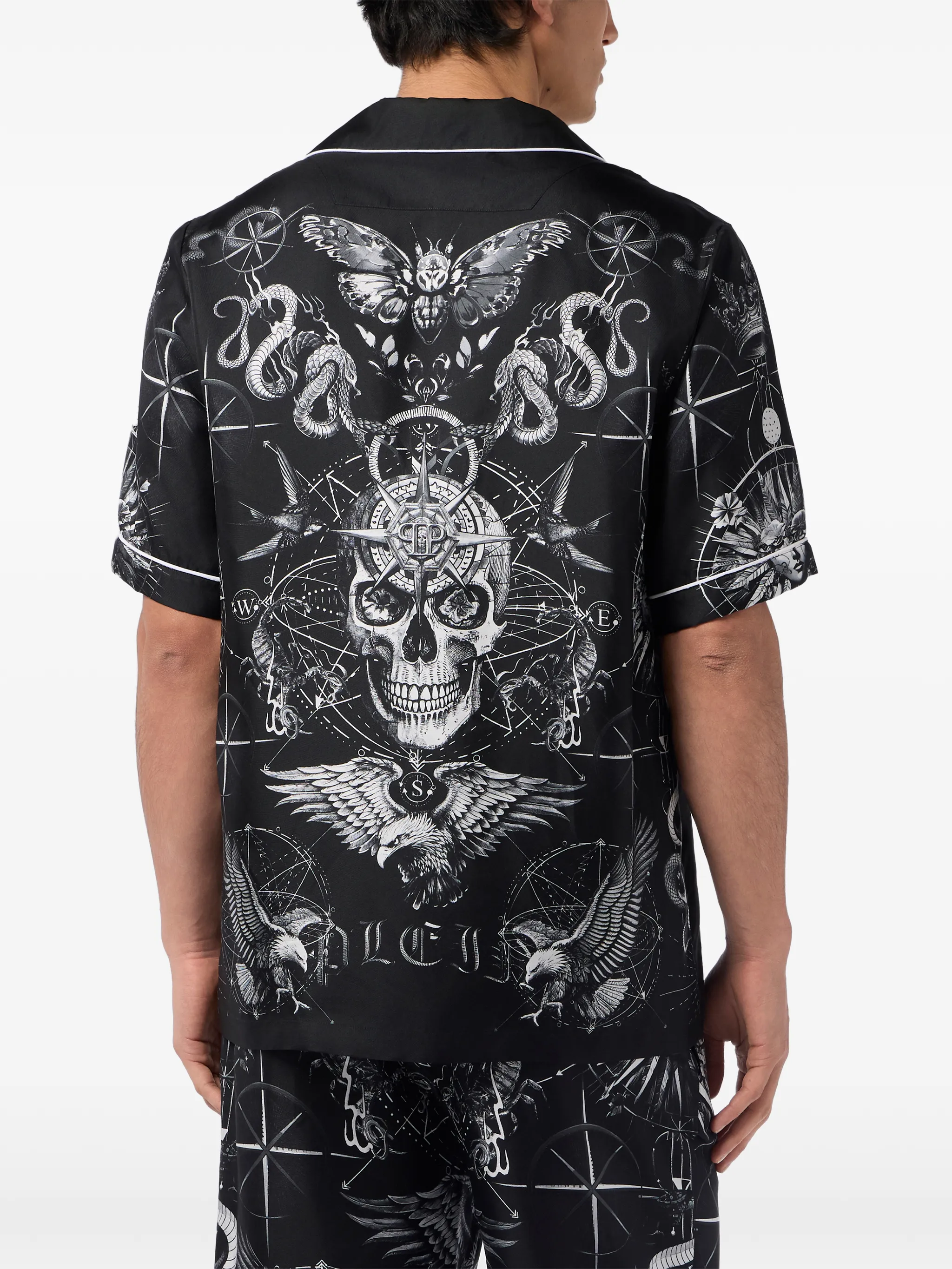 CAMISA PHILIPP PLEIN ESTAMPADA