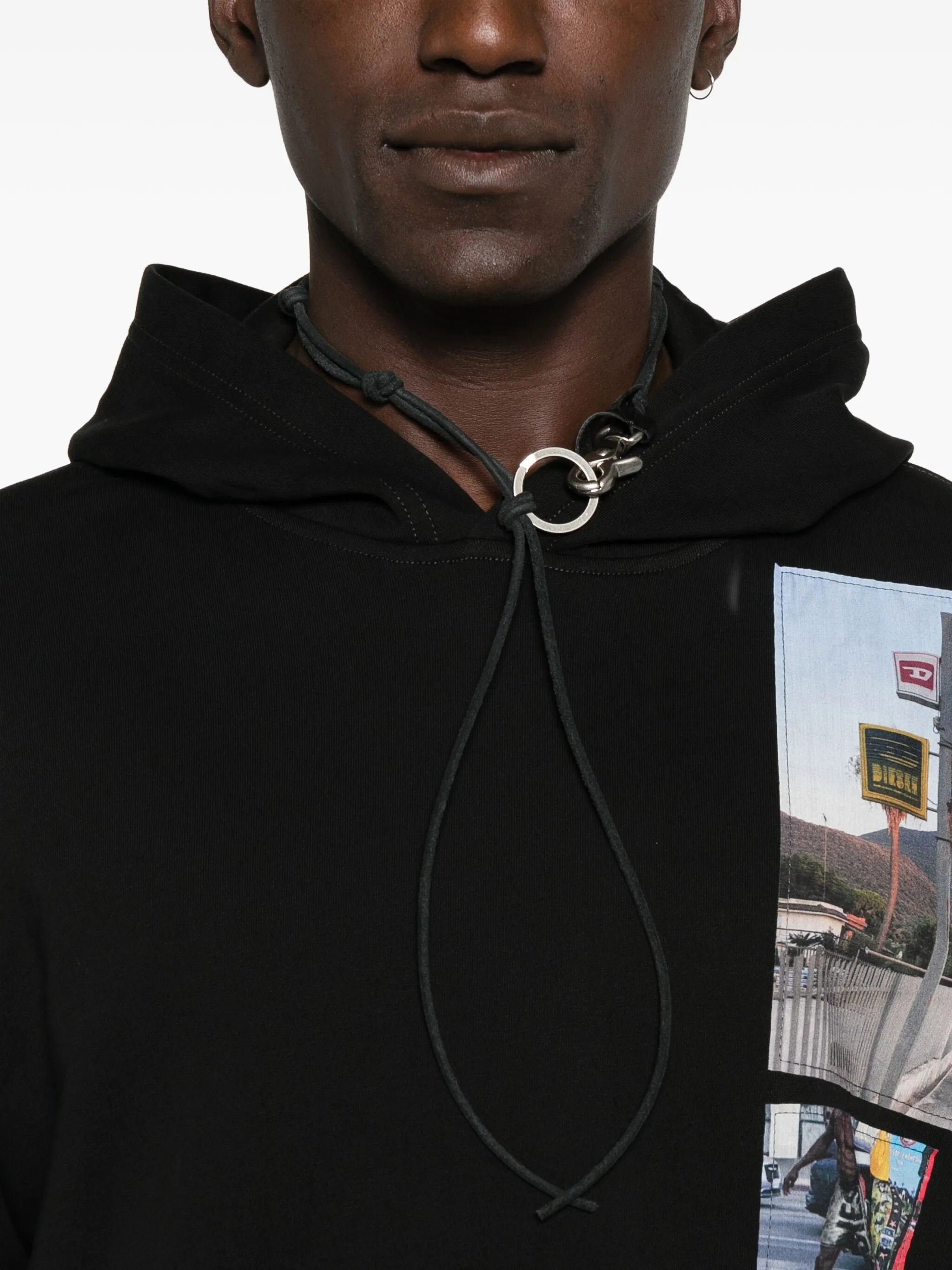 SUDADERA DIESEL ESTAMPADA