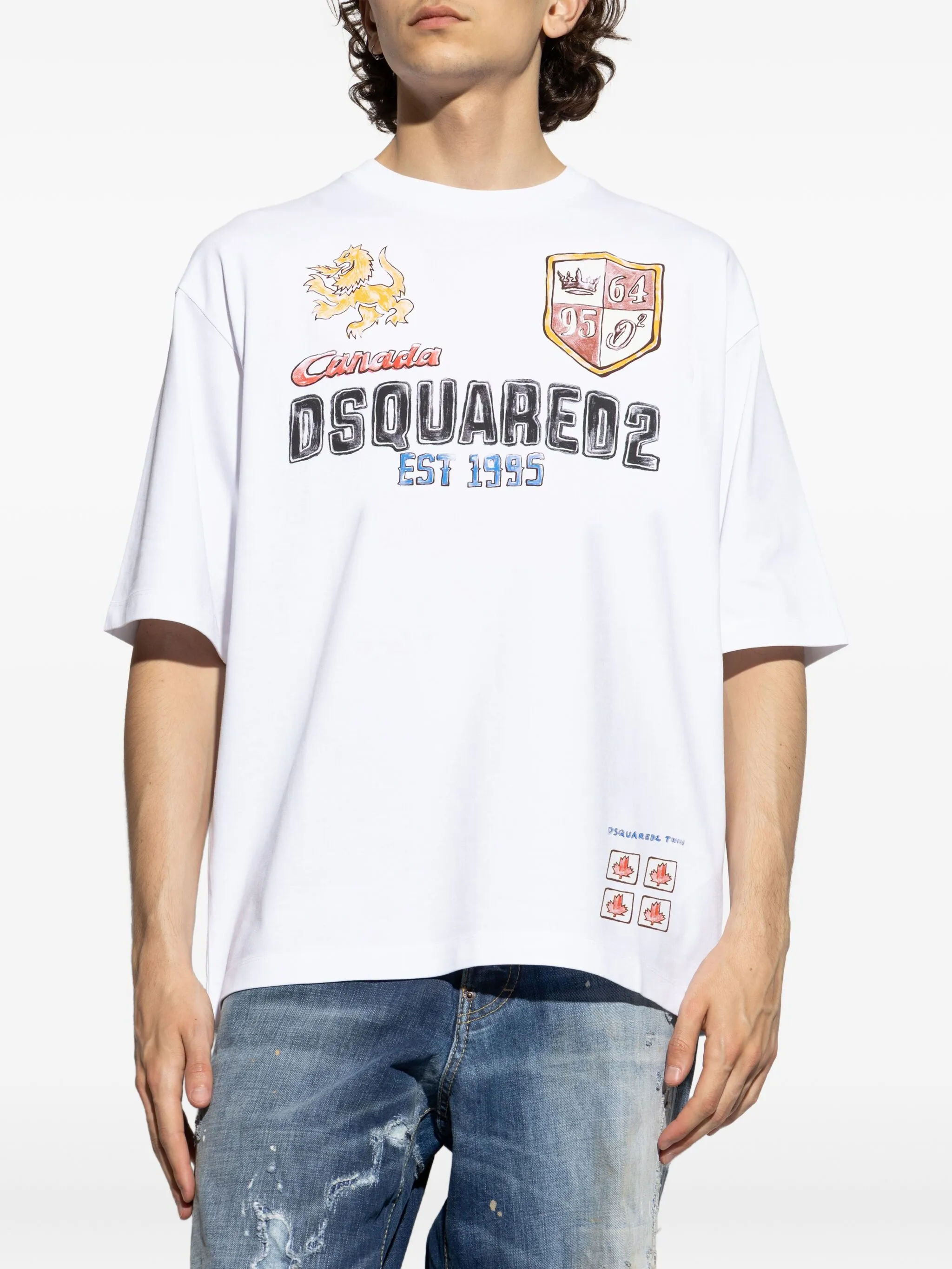 CAMISETA DSQUARED2 ESTAMPADA
