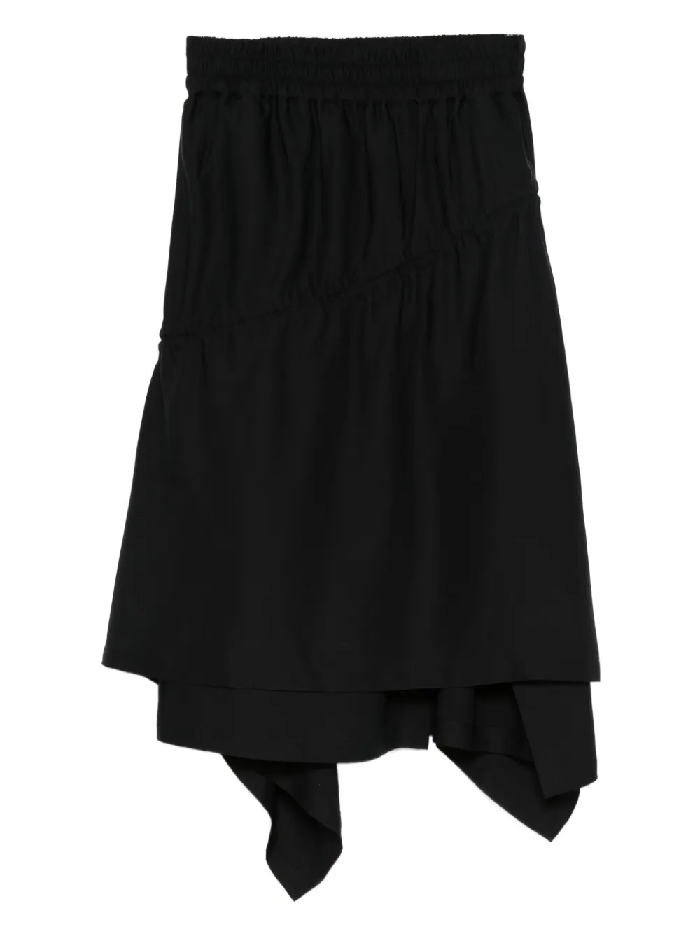 FALDA Y-3 ASIMETRICA