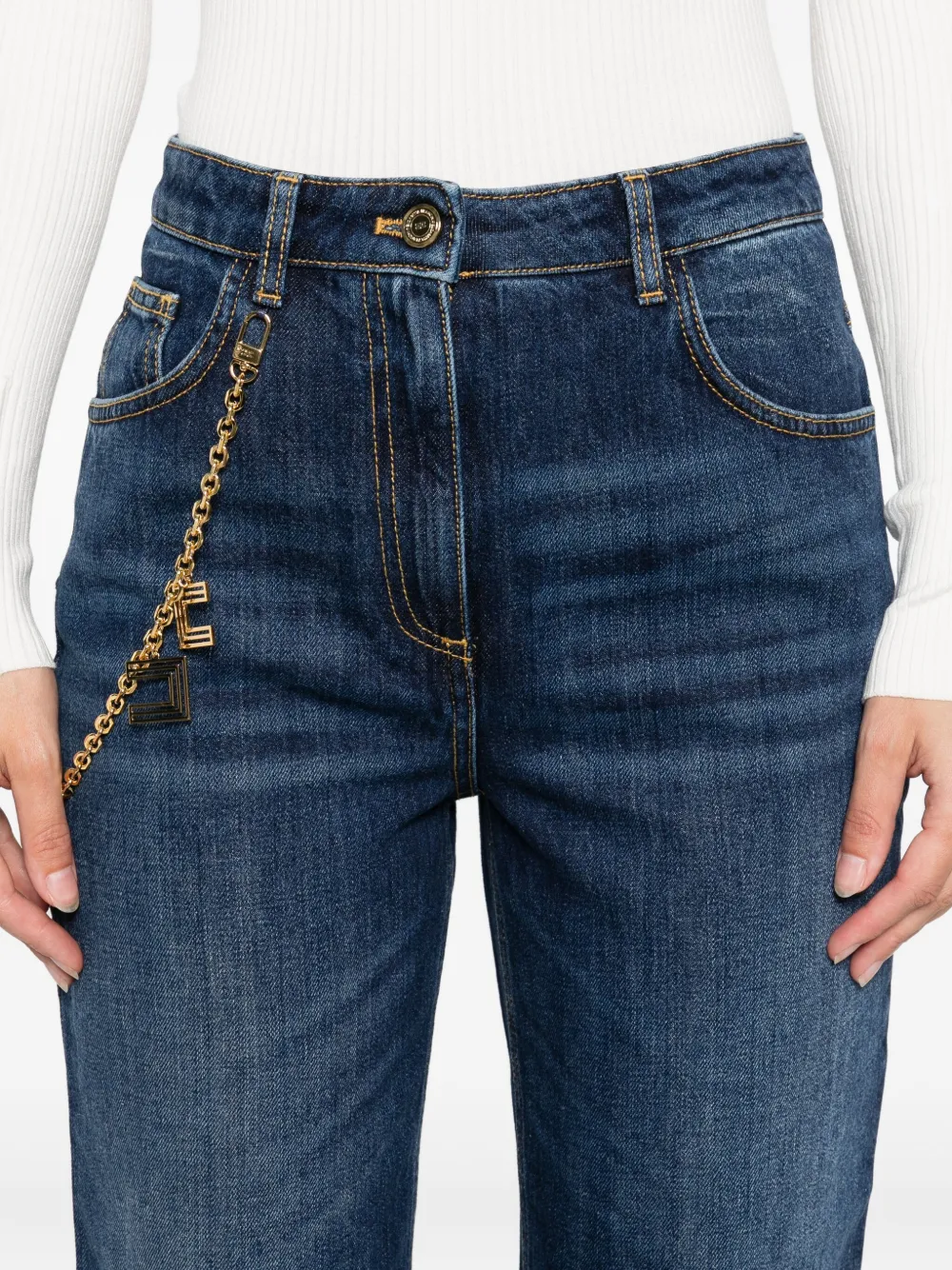 JEANS ELISABETTA FRANCHI CON CADENA