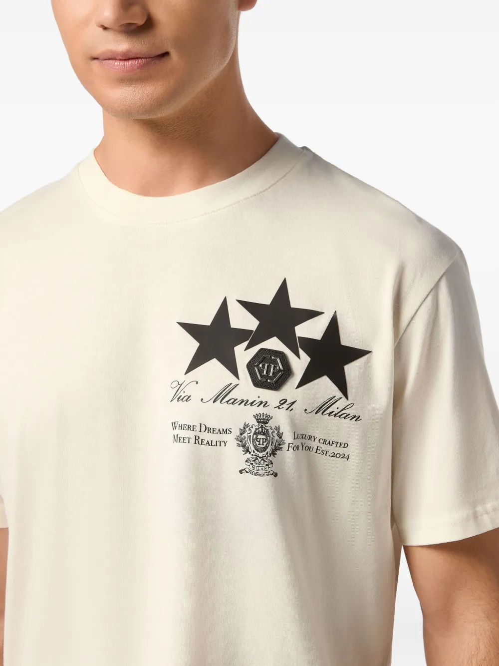 CAMISETA PHILIPP PLEIN ESTRELLAS