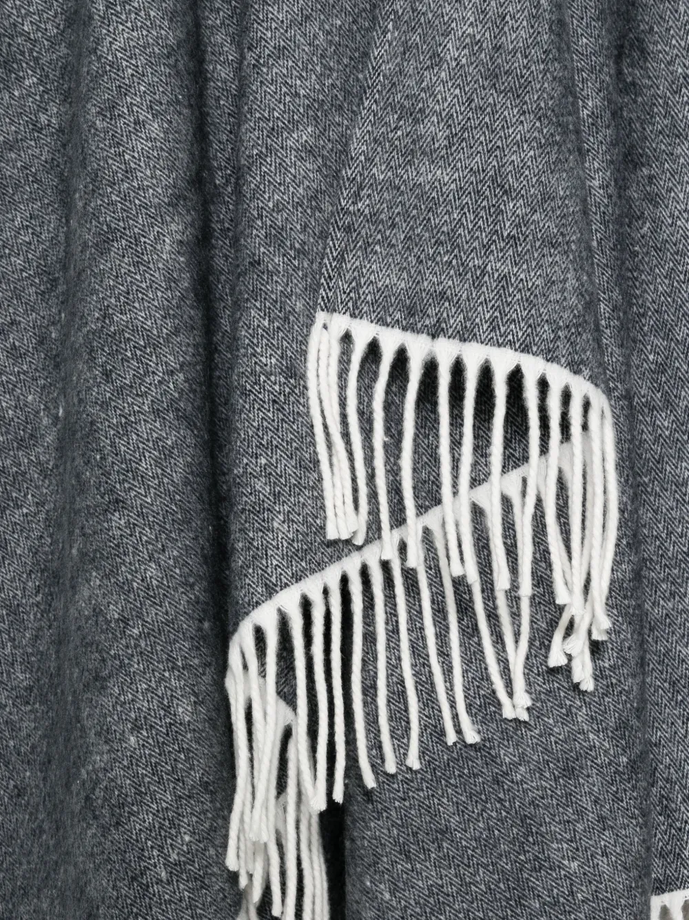 PONCHO TWINSET FRINGED