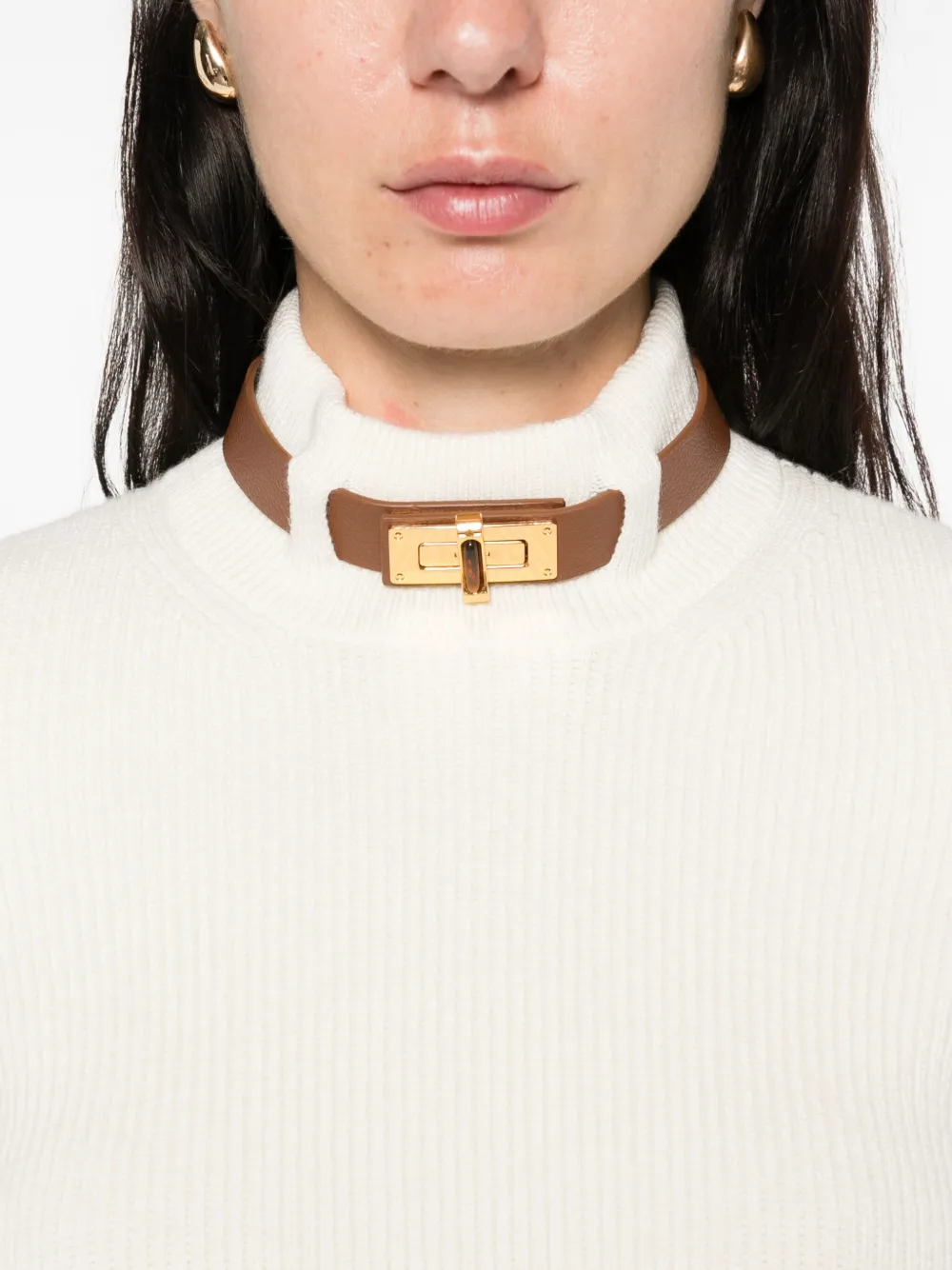 SWEATER ELISABETTA FRANCHI ACANALADO