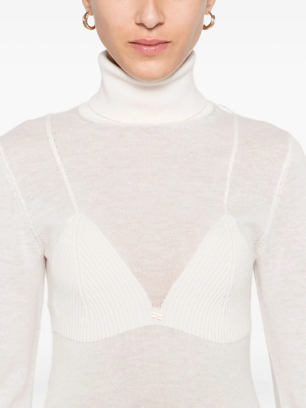 VESTIDO ELISABETTA FRANCHI CUELLO ALTO