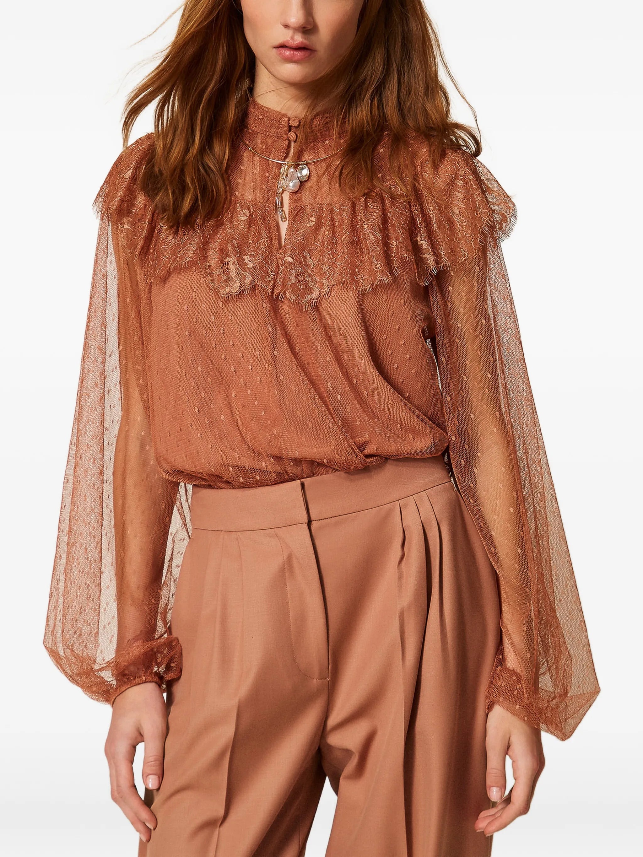 BLUSA TWINSET TULLE