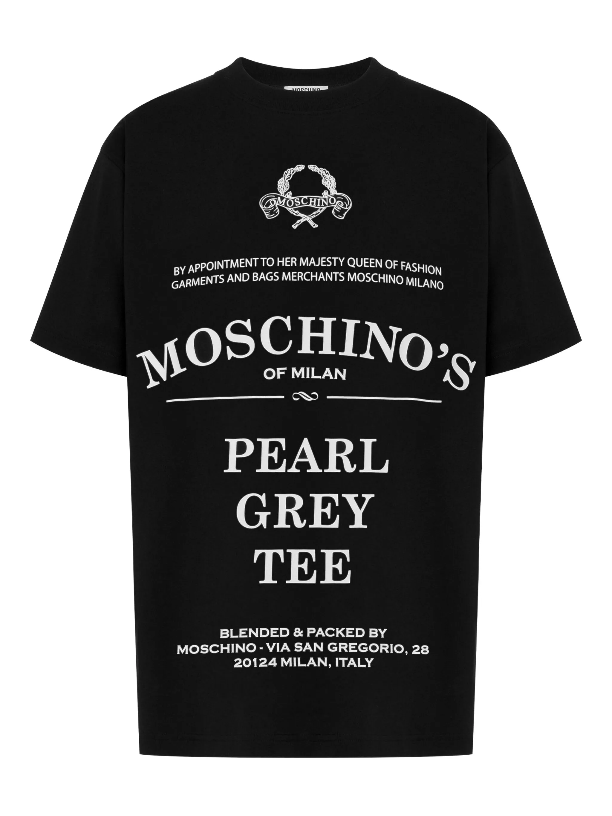 CAMISETA MOSCHINO TEXTO