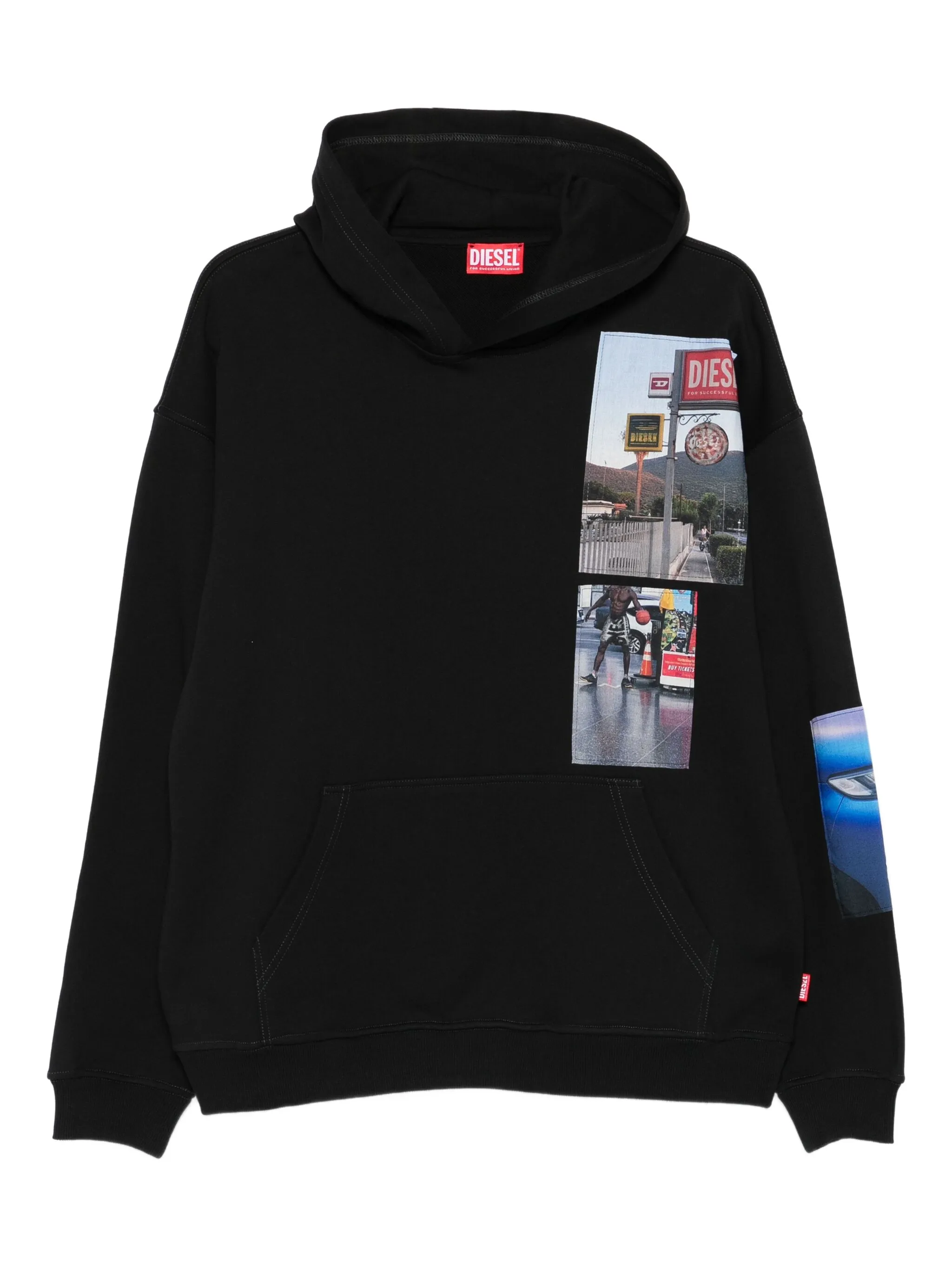 SUDADERA DIESEL ESTAMPADA