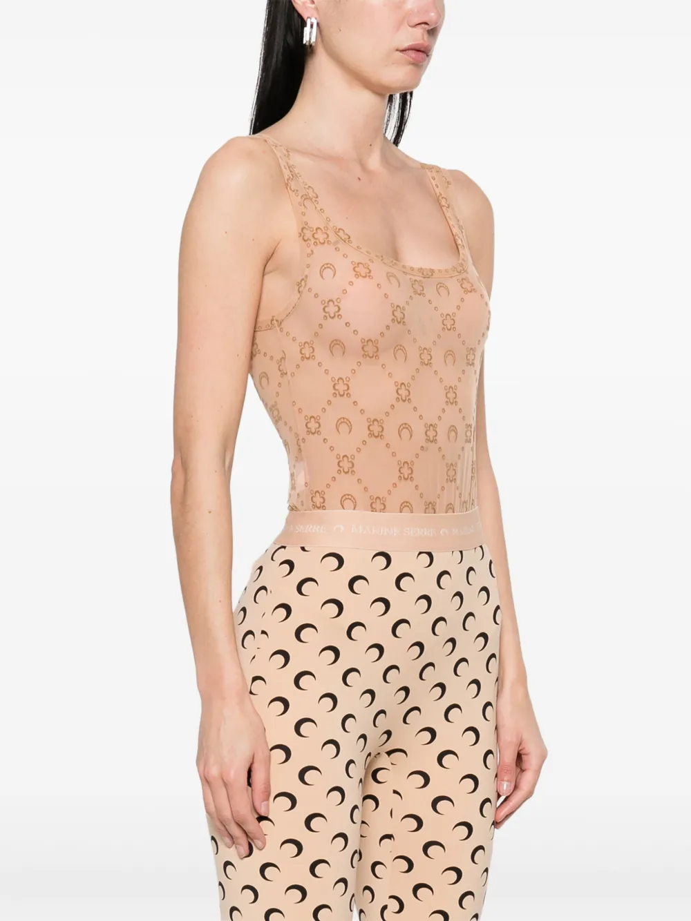 BODY MARINE SERRE MESH FLOCKED