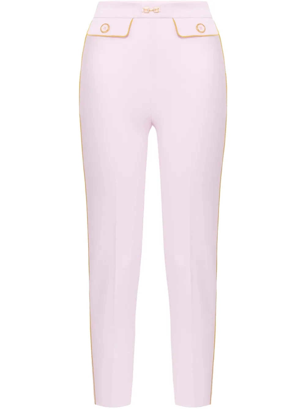 PANTALONES ELISABETTA FRANCHI CREPÉ CON RIBETE