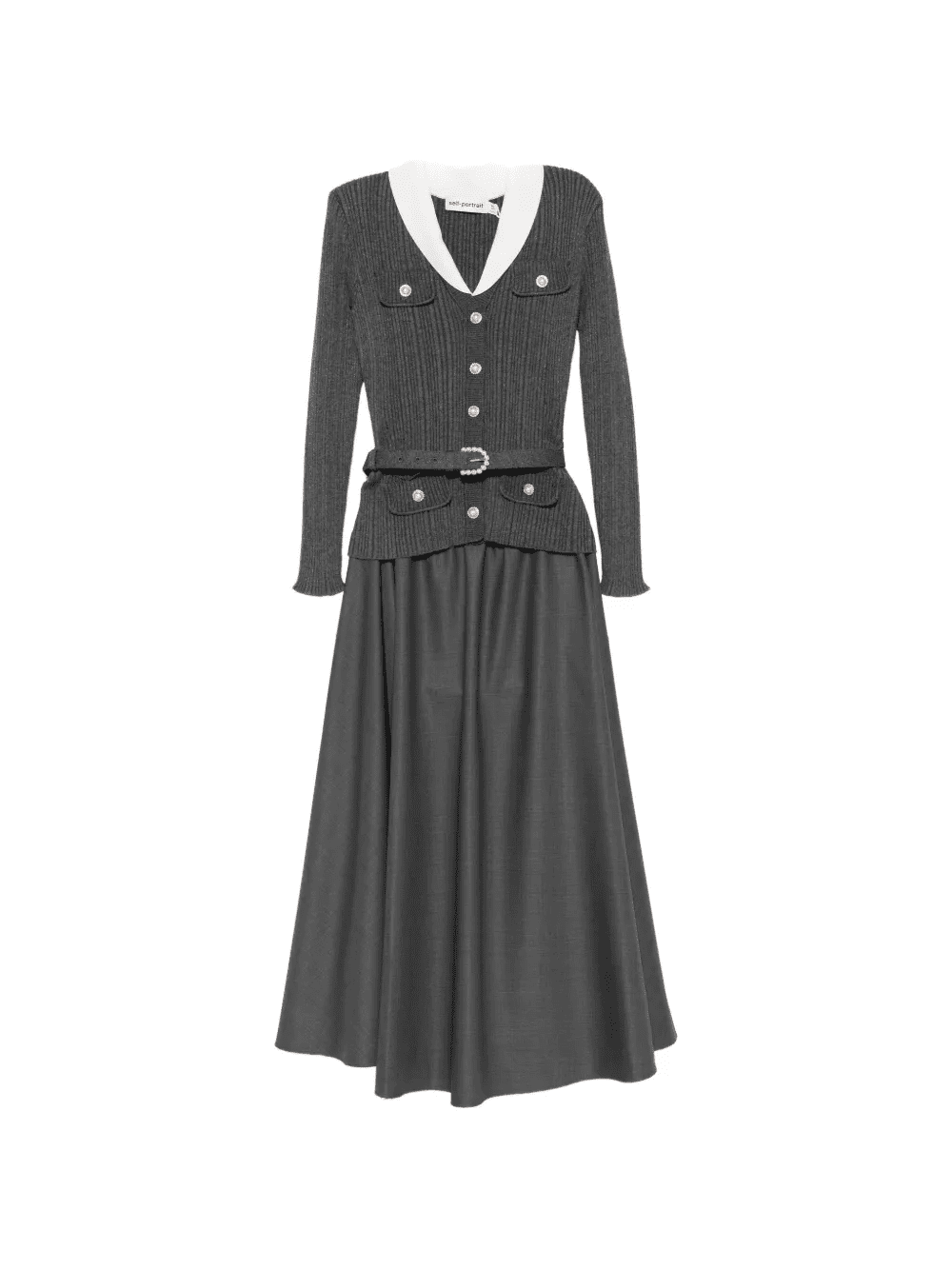 VESTIDO SELF-PORTRAIT CINTURÓN