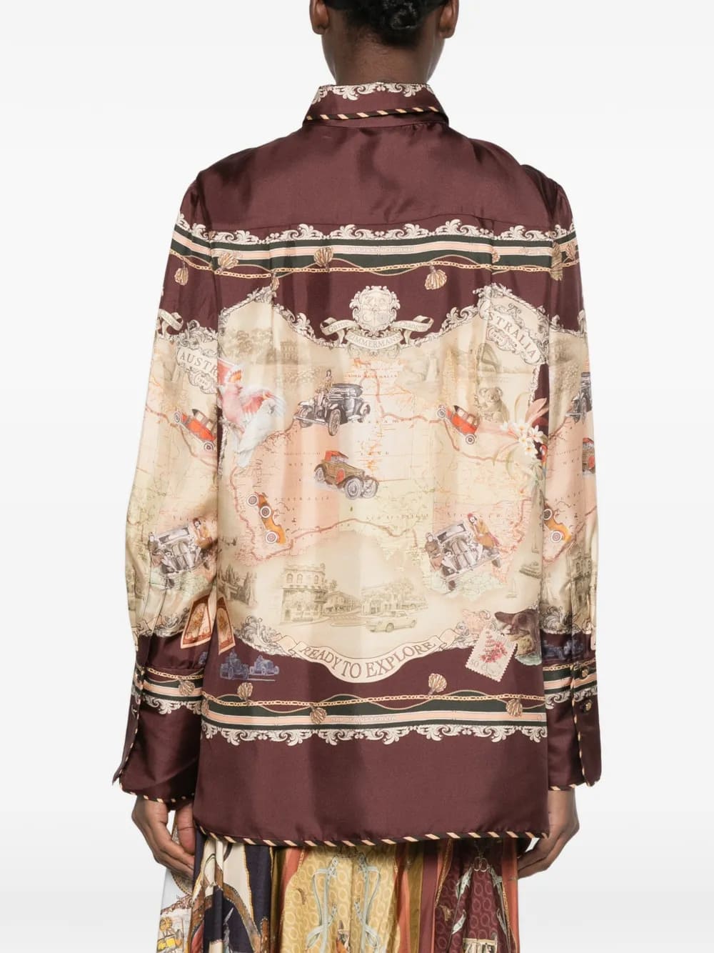 CAMISA ZIMMERMANN ESTAMPADA