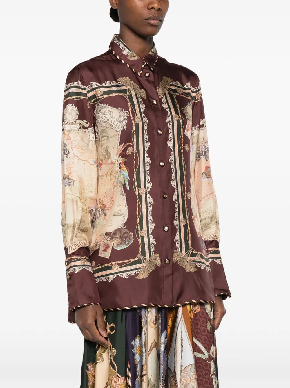 CAMISA ZIMMERMANN ESTAMPADA