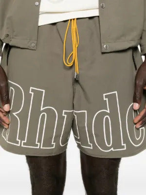 SHORTS RHUDE LOGO