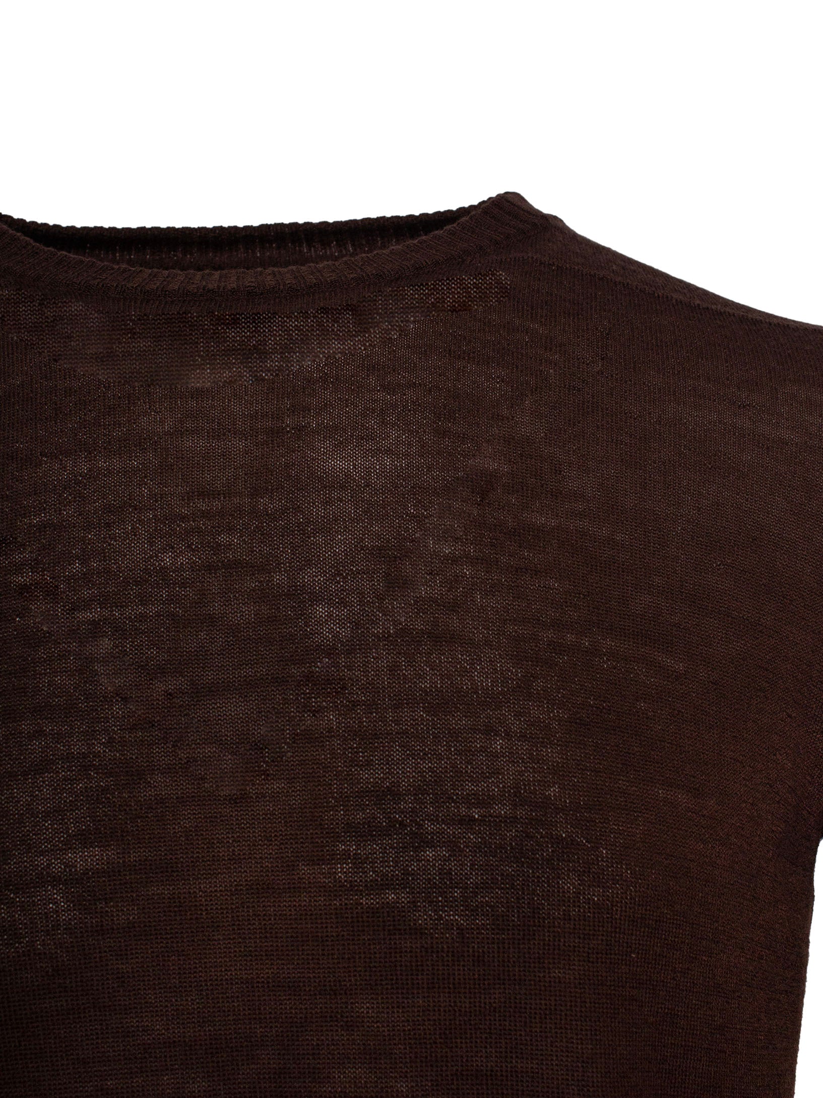 RICK OWENS CREW-NECK VIRGIN WOOL JUMPER