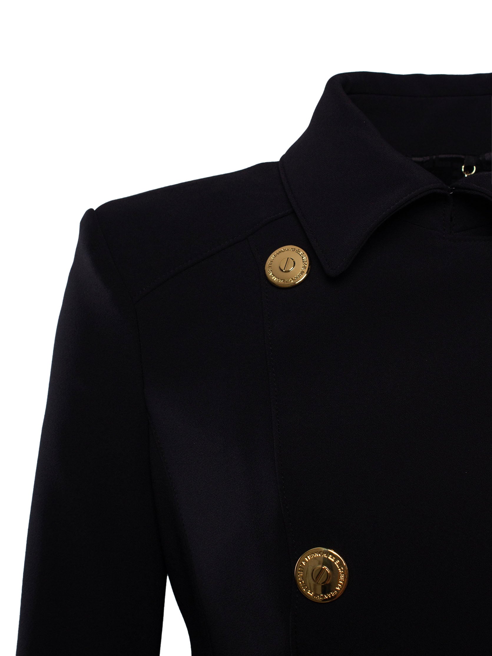 ELISABETTA FRANCHI CROPPED PEPLUM JACKET
