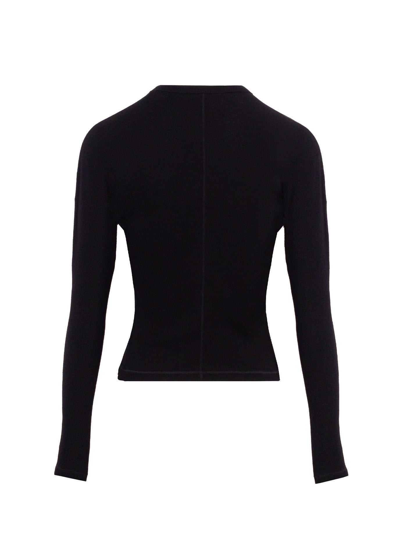 Y-3 LOGO-PRINT LONG-SLEEVE TOP