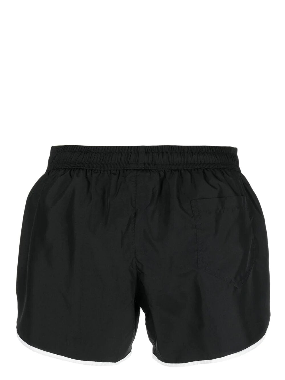 LOGO-PRINT DETAIL SWIM SHORTS
