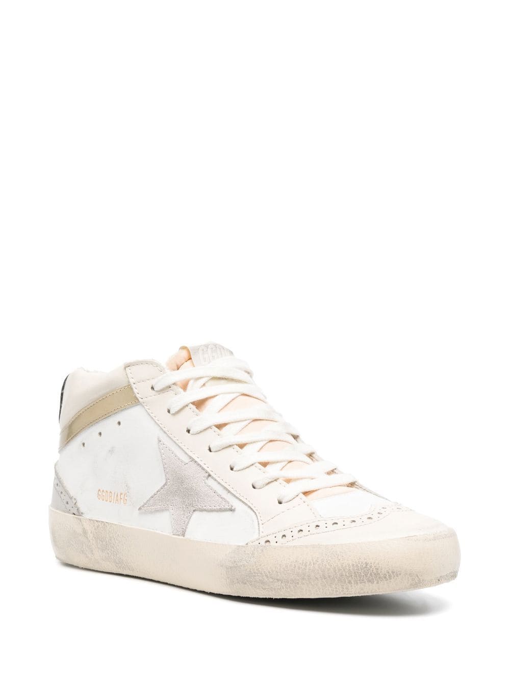 ZAPATILLAS GOLDEN GOOSE <tc>M</tc>ID-STAR DESGASTADA