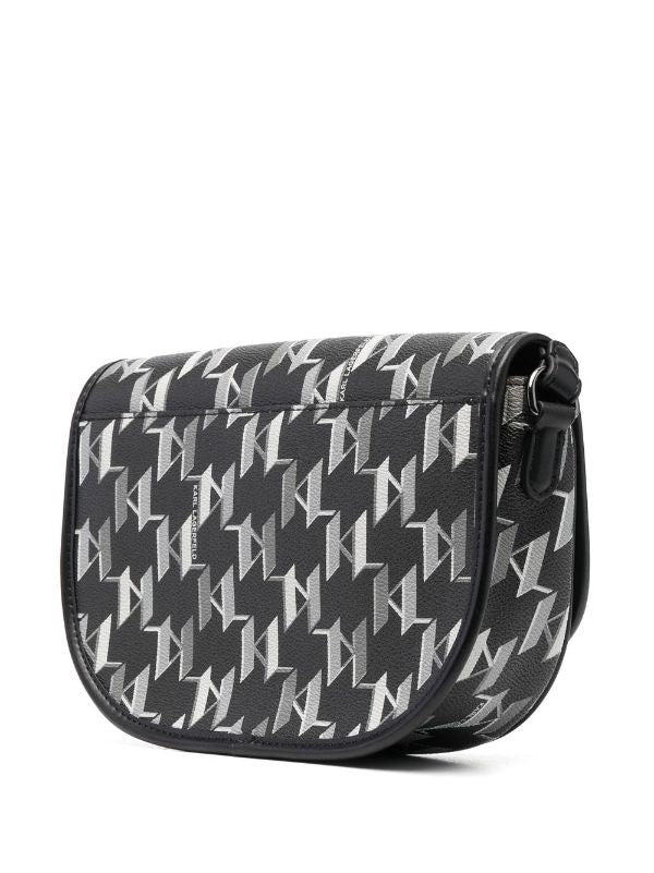 KARL LAGERFELD IKONIK 2.0 MONOGRAM CROSS BODY BAG