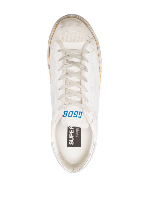 GOLDEN GOOSE SUPER-STAR LEATHER SNEAKERS