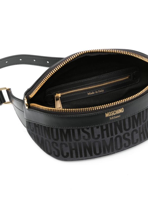 MOSCHINO LOGO-PRINT BELT BAG