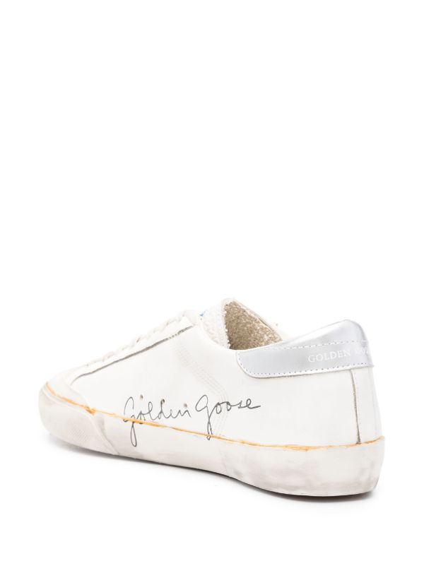 GOLDEN GOOSE SUPER-STAR LEATHER SNEAKERS