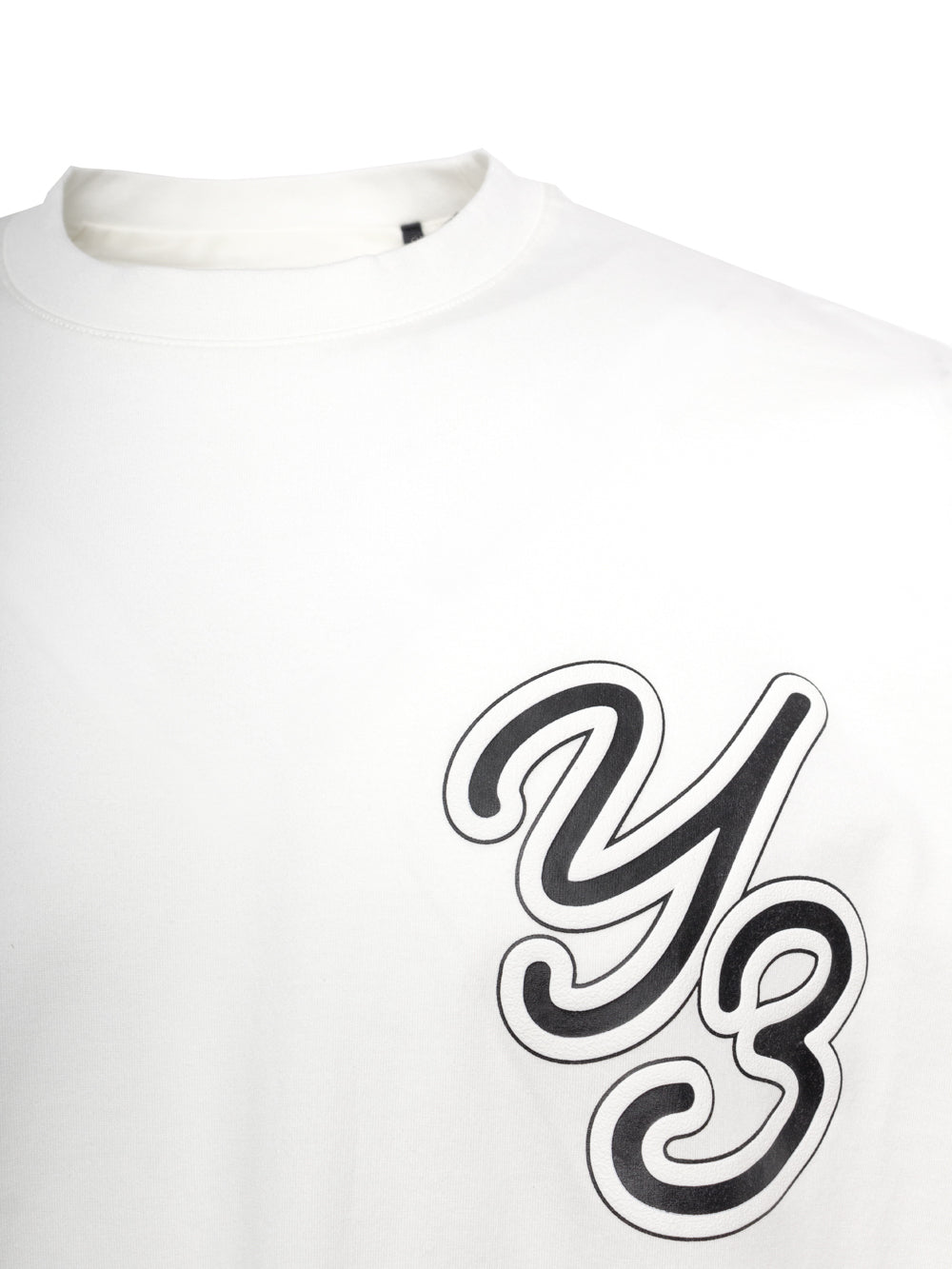 Y-3 LOGO-PRINT COTTON T-SHIRT