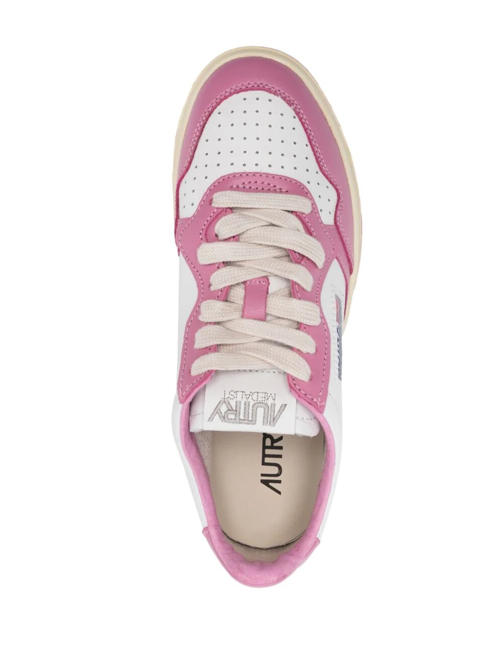 AUTRY MEDALIST LOW-TOP LEATHER SNEAKERS