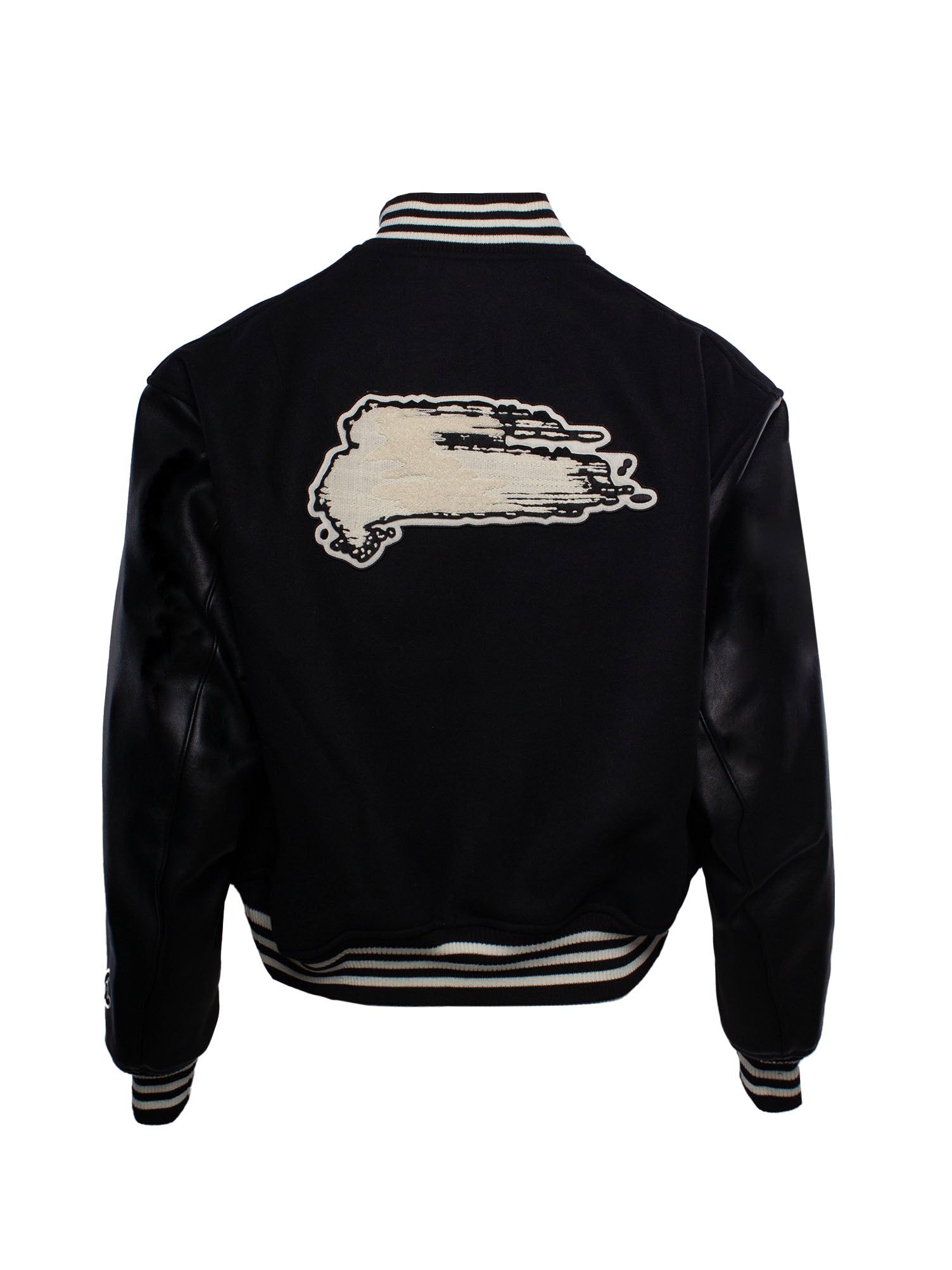 Y-3 VARSITY ZIPPED BOMBER JACKET
