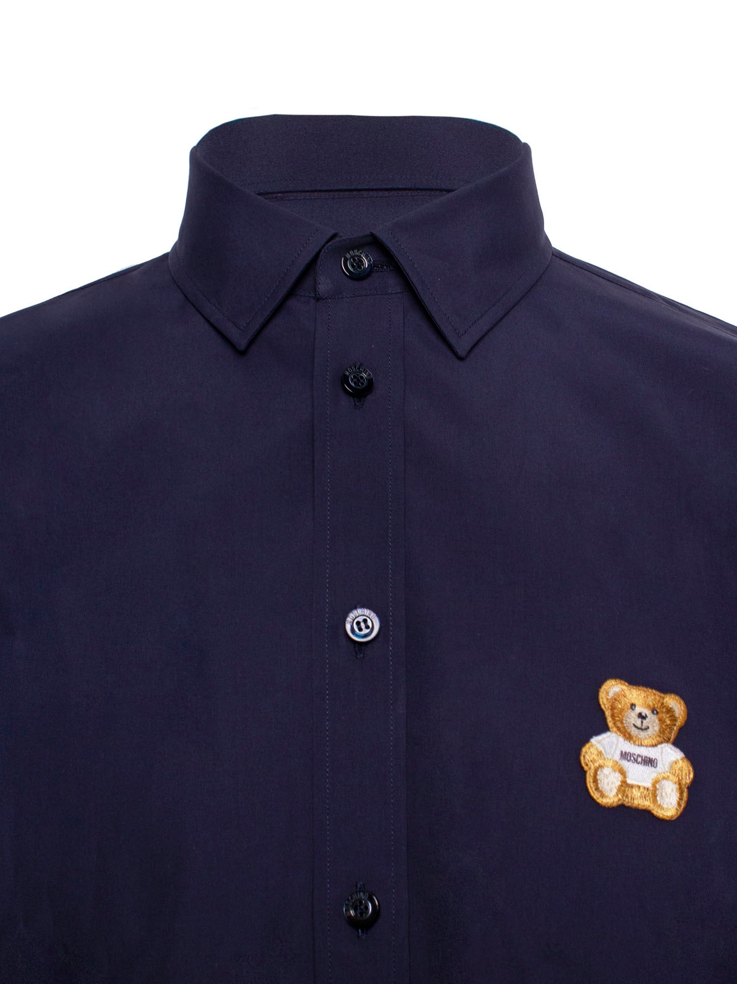 <tc>CAMISA MOSCHINO DE MANGA LARGA CON LOGO</tc>
