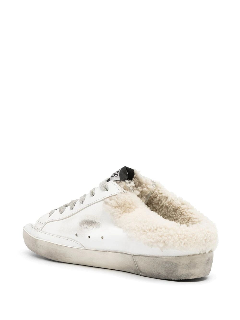 GOLDEN GOOSE SUPER-STAR SABOT SHEARLING-LINED SNEAKERS