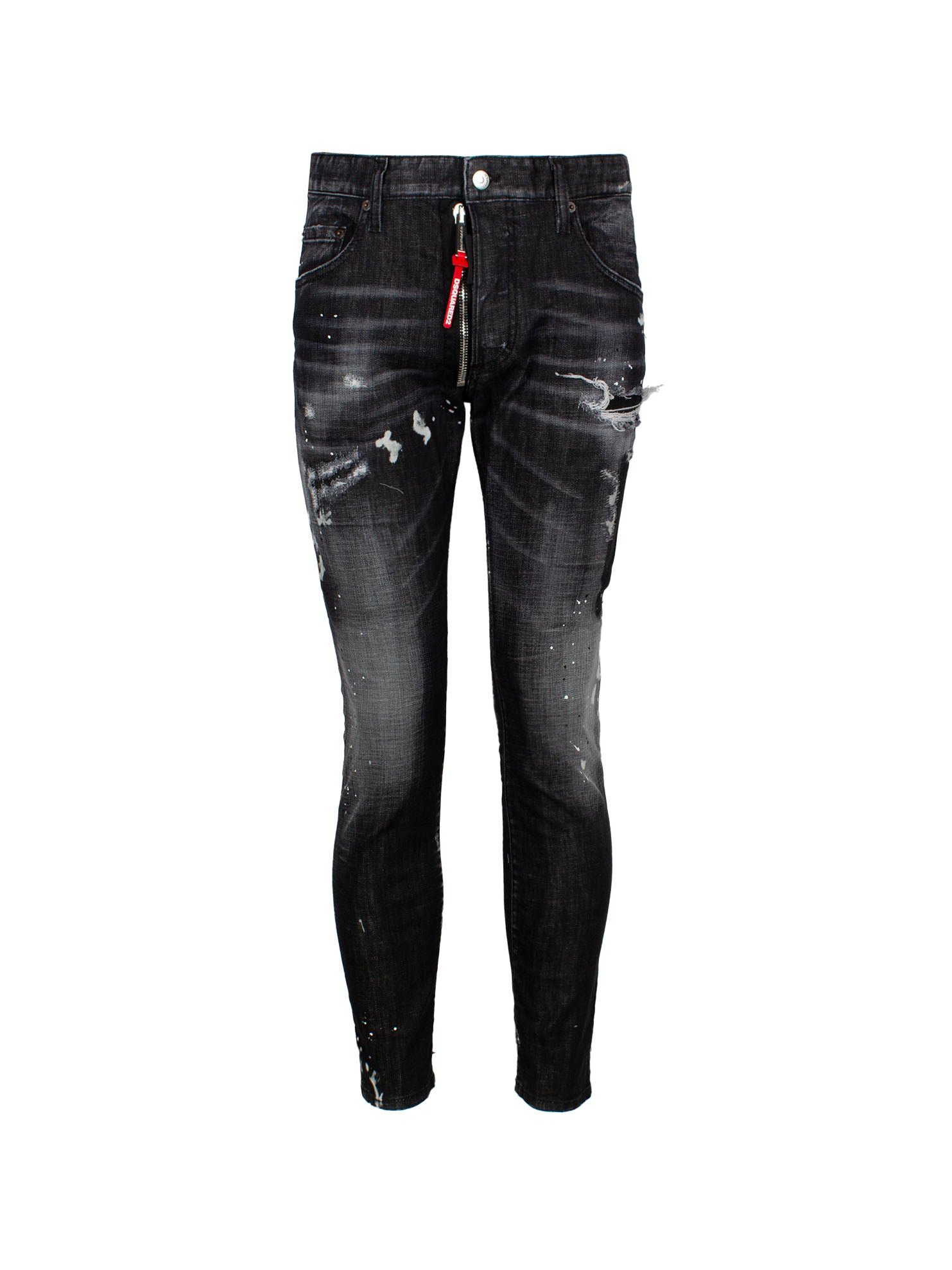 DSQUARED2 LOW-RISE SKATER JEANS
