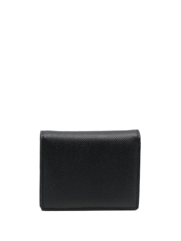 KARL LAGERFELD LOGO-PLAQUE BI-FOLD WALLET