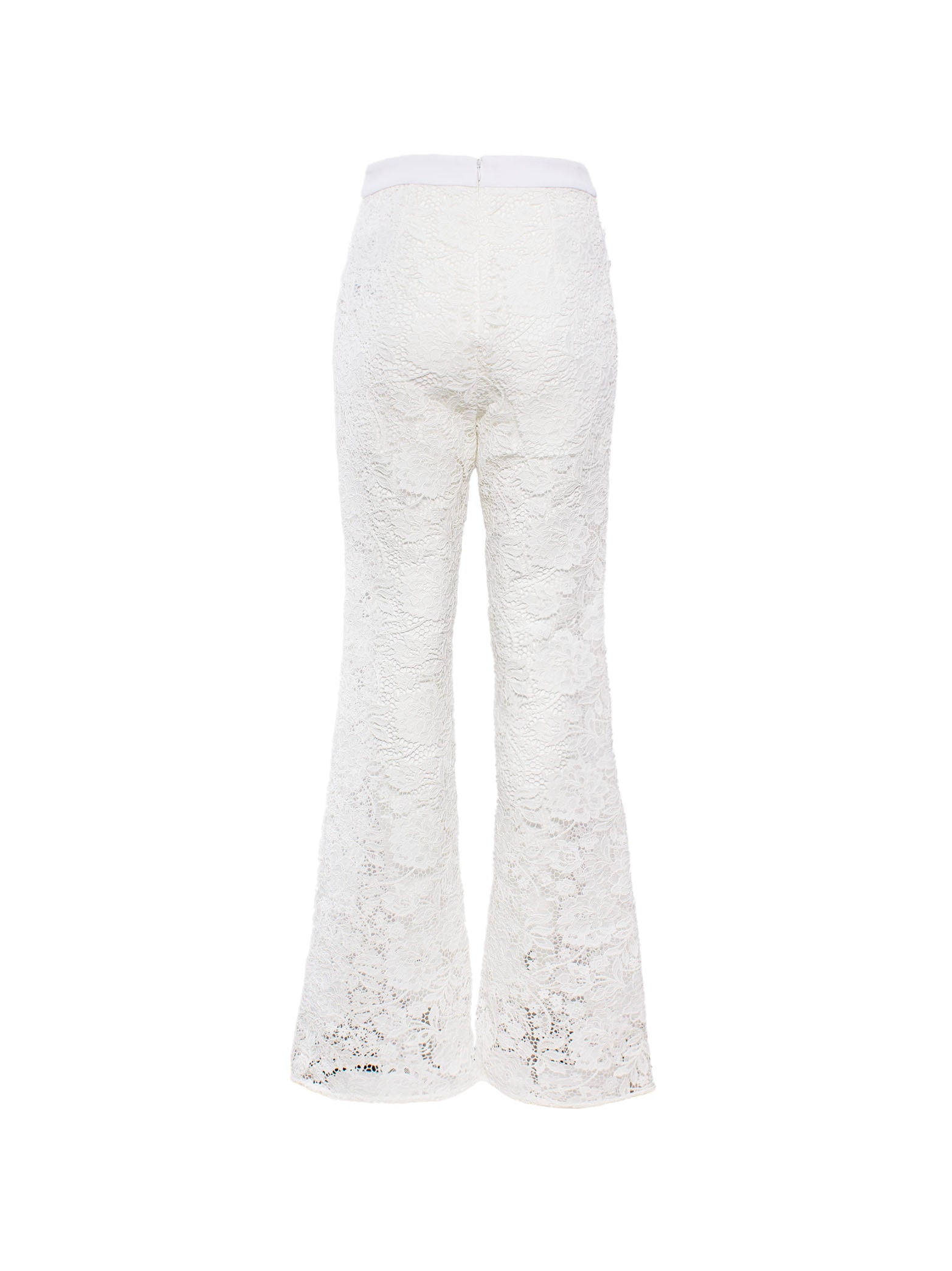 SELF-PORTRAIT CORDED LACE FLARED TROUSERS