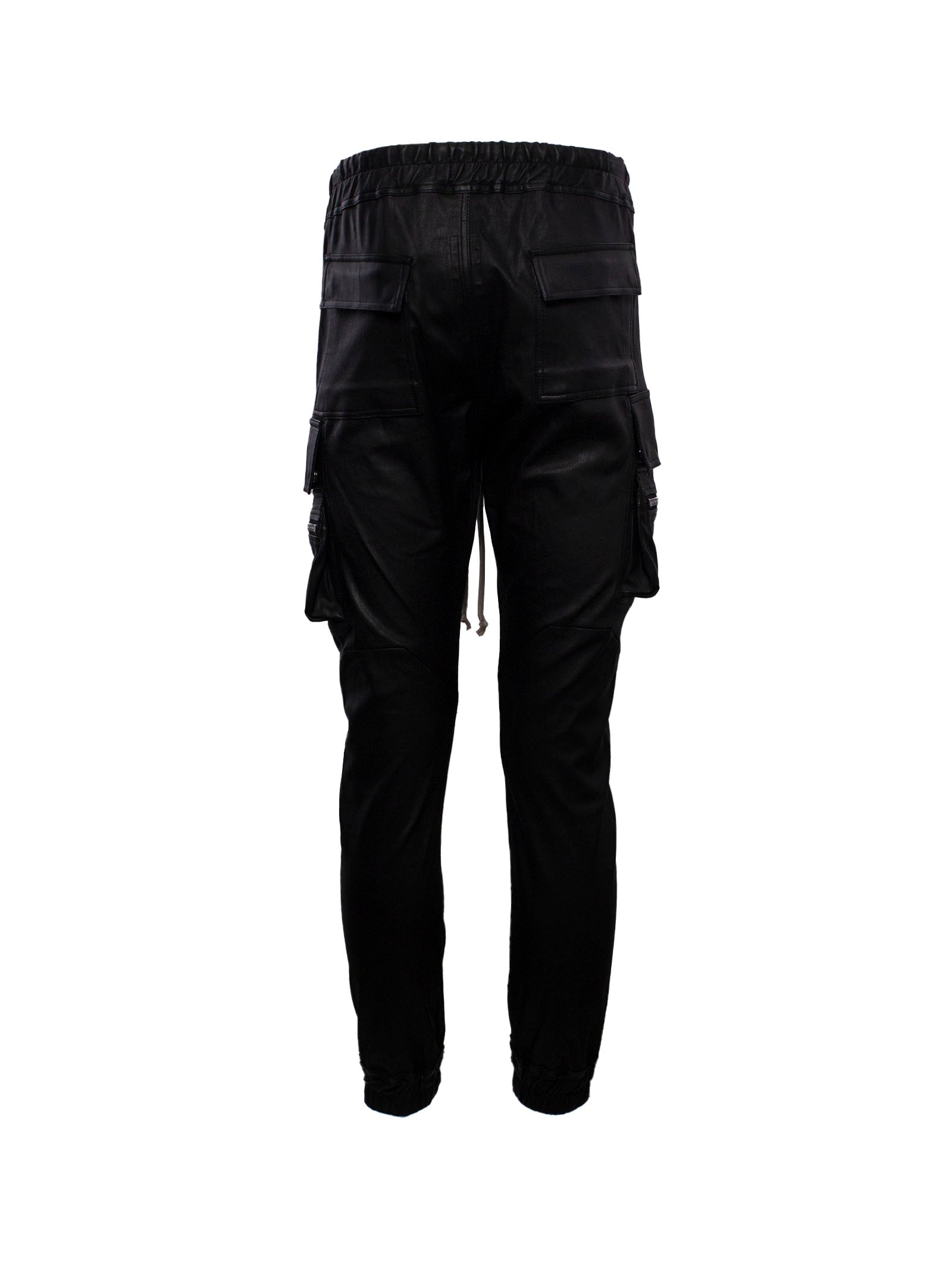 RICK OWENS DRAWSTRING-WAIST DROP-CROTCH TROUSERS