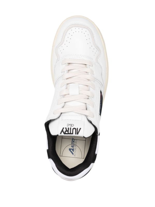 AUTRY ACTION LOW-TOP LEATHER SNEAKERS