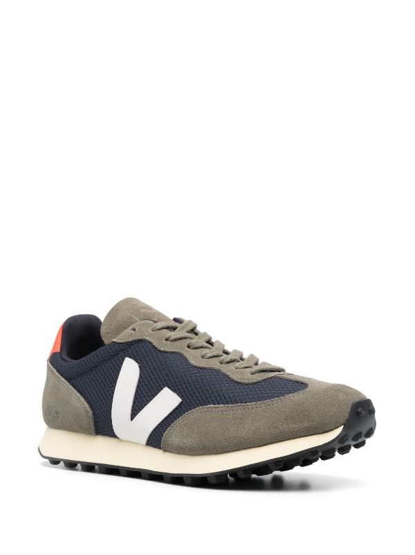 VEJA RIO BRANCO PANELLED LOW-TOP SNEAKERS