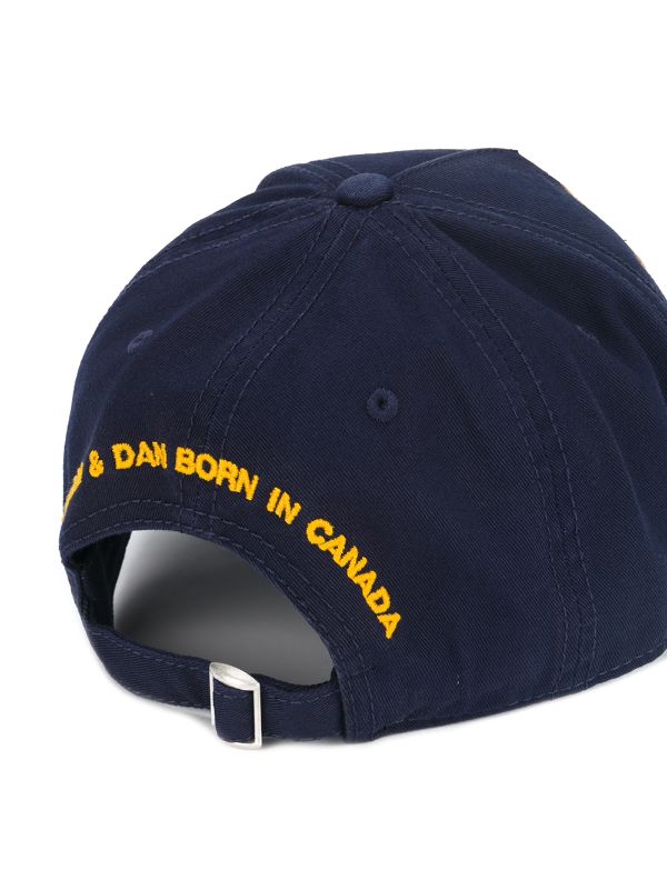 DSQUARED2 CANADIAN FLAG BASEBALL CAP