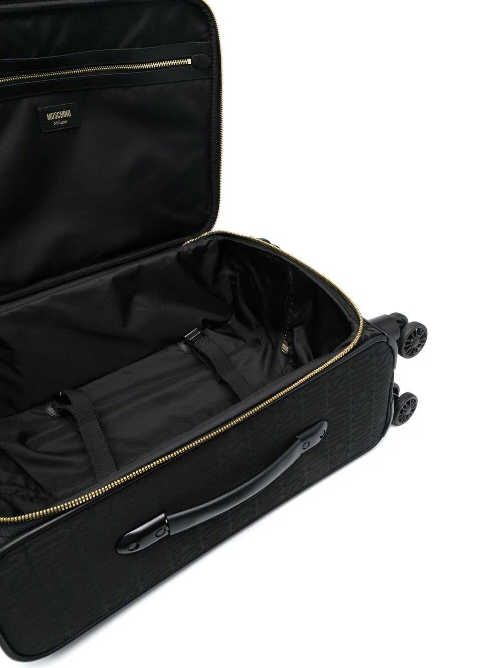 MOSCHINO FANTASIA LOGO-PRINT SUITCASE