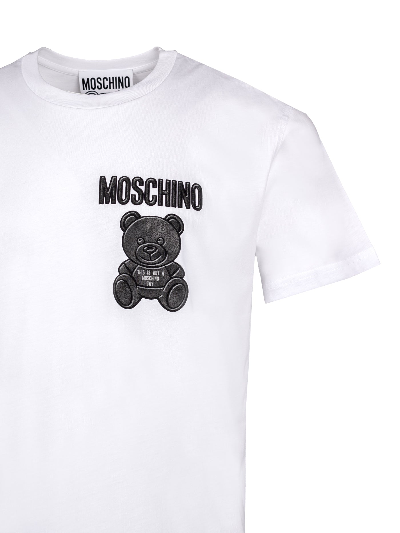 MOSCHINO LOGO-PRINT ORGANIC COTTON T-SHIRT