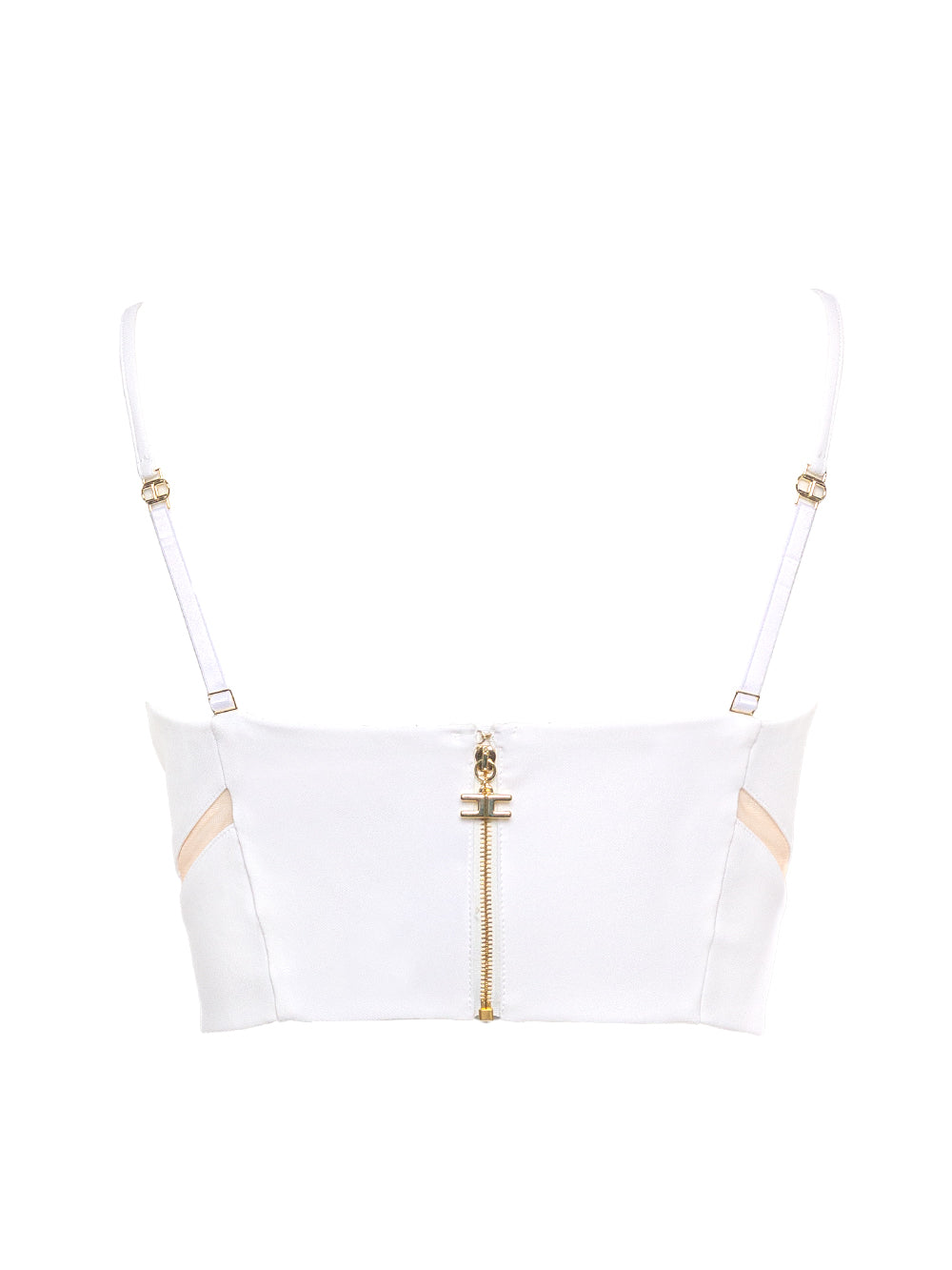 ELISABETTA FRANCHI V-NECK SLEEVELESS TOP